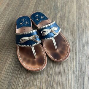 Jack Rogers navy sandals
